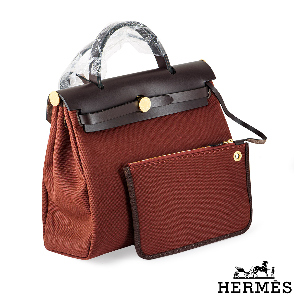 Hermès - Herbag 31 Ebene/Rouge H